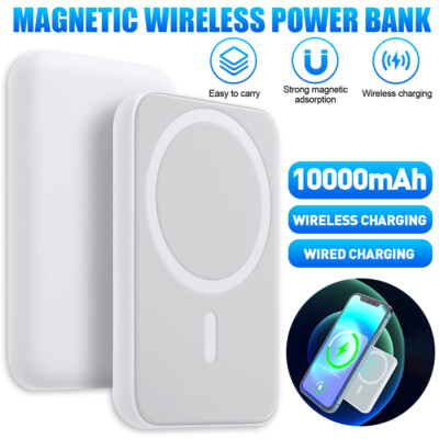 1/2pcs 10000mAh Magnetic Cargador Banco de energía