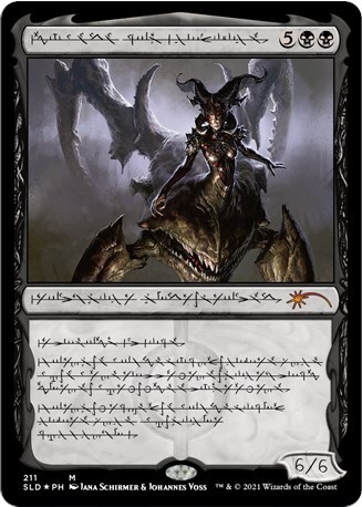 Preorder* Foil Sheoldred Whispering One MtG Secret Lair Phyrexian