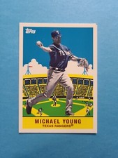 MICHAEL YOUNG 2007 TOPPS FLASHBACK FRIDAYS BASEBALL CARD # FF17 G3898