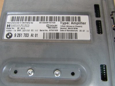 BMW F15 F16 HIFI System Amplifier 9351979 Harman Becker for sale 