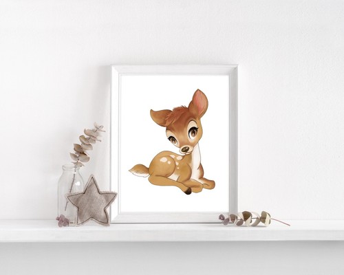 Bambi Nursery Art Print Decor - Set Of 3 - Picture 2 of 4