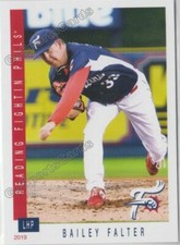 2019 Reading Fightin Phils Update Bailey Falter RC Rookie Philadelphia Phillies