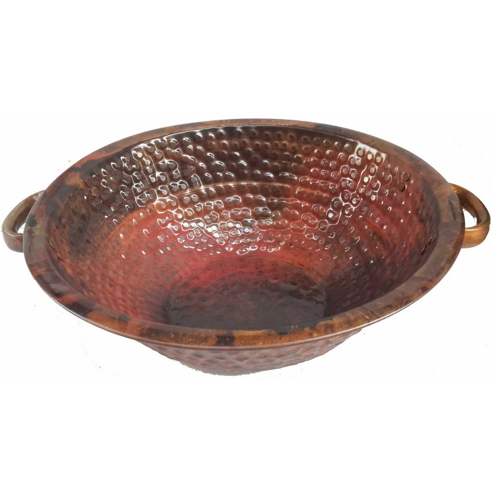 Copper Fruit Bowl Centerpiece Candy Kitchen Multi Purpose Display Decoration - Image 2 of 4