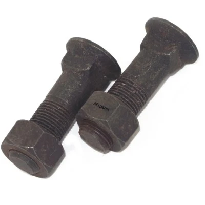 Front Rear Bucket Digging Teeth Nut Bolt Pair For JCB 3CX 4CX 3DX Backhoe GEc - image 1 of 4