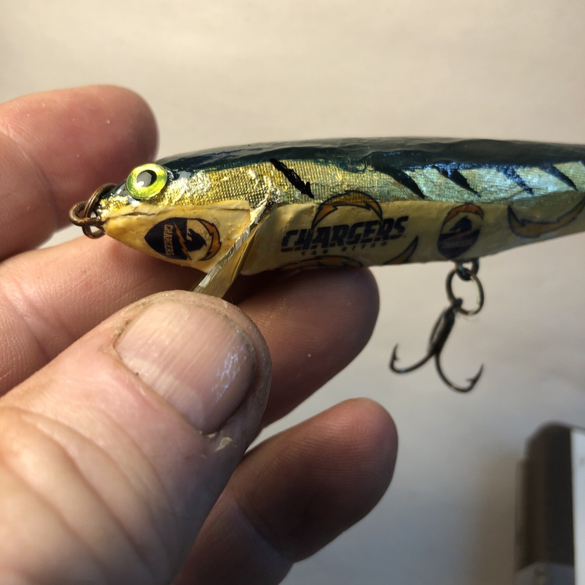 chargers fishing lure Vintage San Diego Chargers fishing lure Lot A- 59