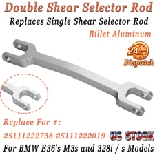 For BMW DSSR Double Shear Selector Rod #25111222738 25111222019 E36 M3 328i/s US