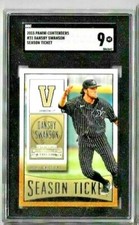 2015 Panini Contenders Dansby Swanson Season Ticket SGC 9