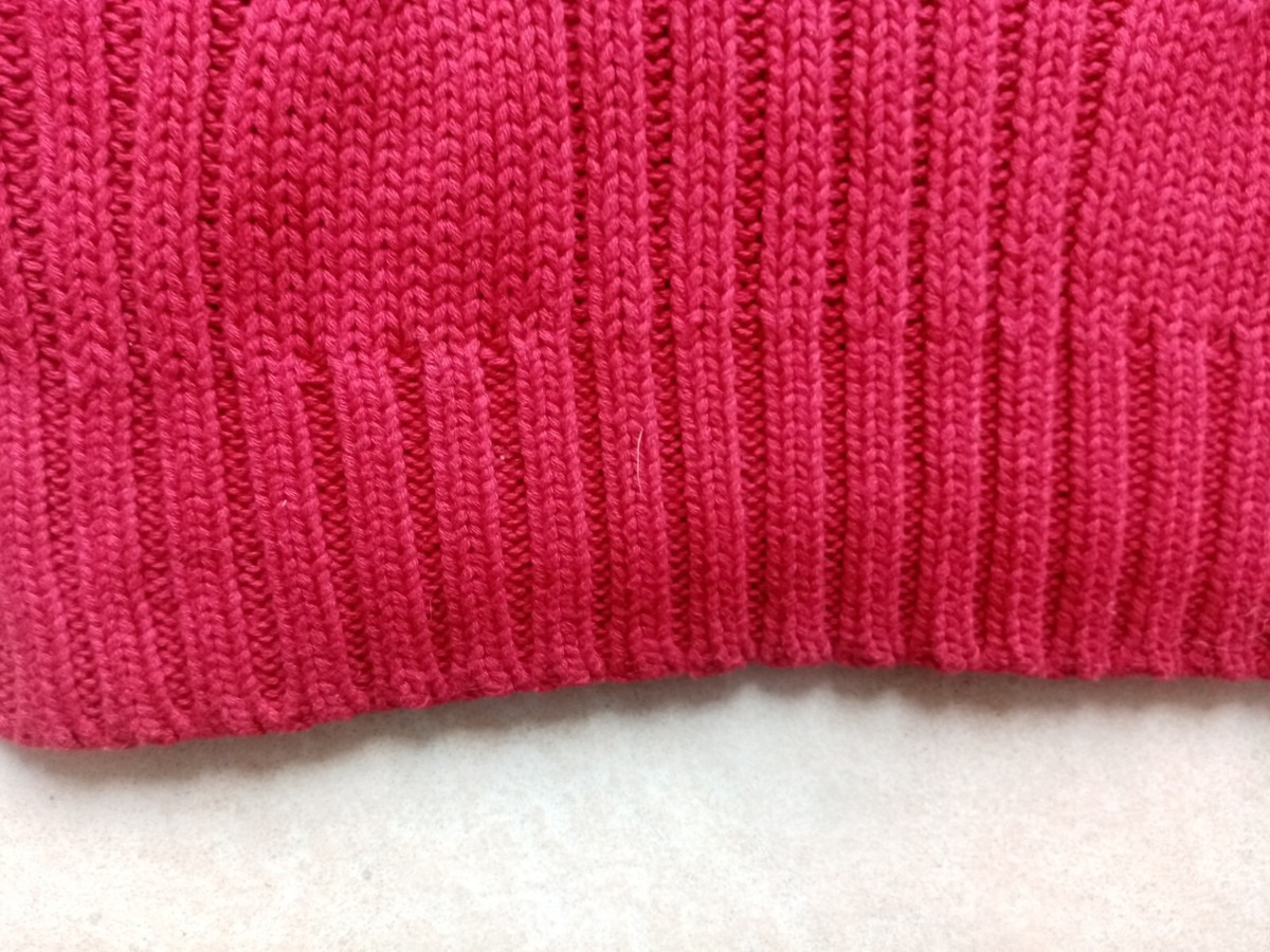 Pull Sans Manches MiM - Col En V, Maille Torsadée, Couleur Bordeaux Ou Noir - Taille L - Neuf (Sans Étiquette)
