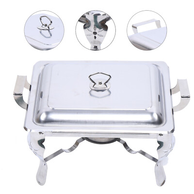 Modern Chafing Dish Speisewärmer Warmhaltebehälter Edelstahl Catering 6L