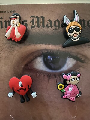 Bad Bunny crocs charms