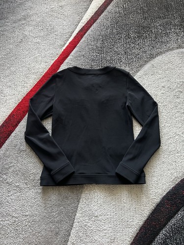 Boston Proper Black Gold Accent Button Zip Up Blazer S - Picture 4 of 4