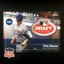 2020 Topps PETE ALONSO Draft Day Commemorative Medallion