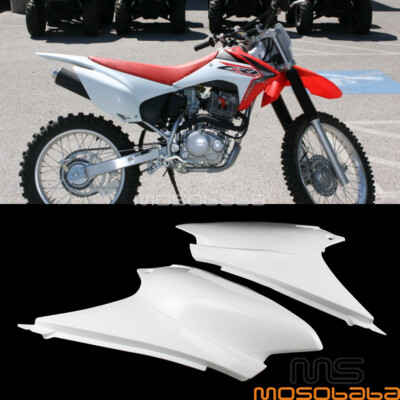 1 Pair White Rear Fender Side Cover Panels For Honda CRF230F