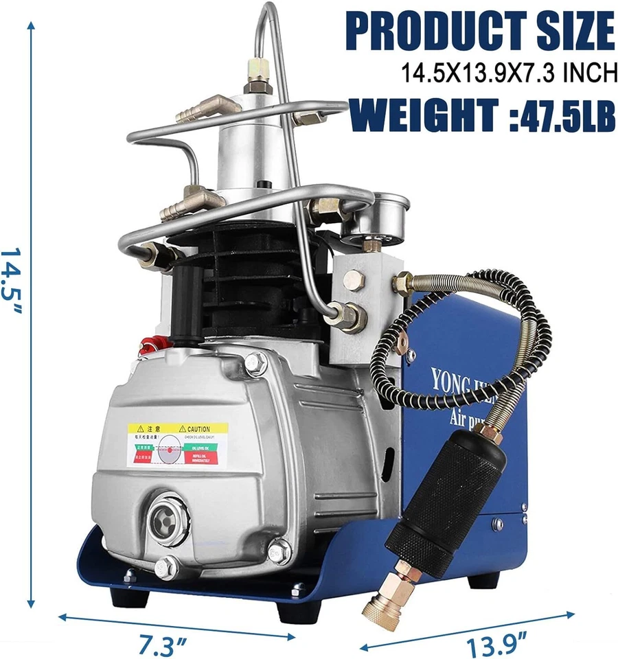 YONG HENG 30MPa 110V Air Compressor Pump PCP Electric 4500PSI High Pressure - Image 2 of 4