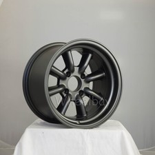 2 Pcs Only Rota Wheel Rkr 15x9 4x114.3 0 Mag Black 240z Ae86 3 Lip 2 Pcs Only Rota Wheel Rkr 15x9 4x114.3 0 Mag Black 240z Ae86 3 Lip