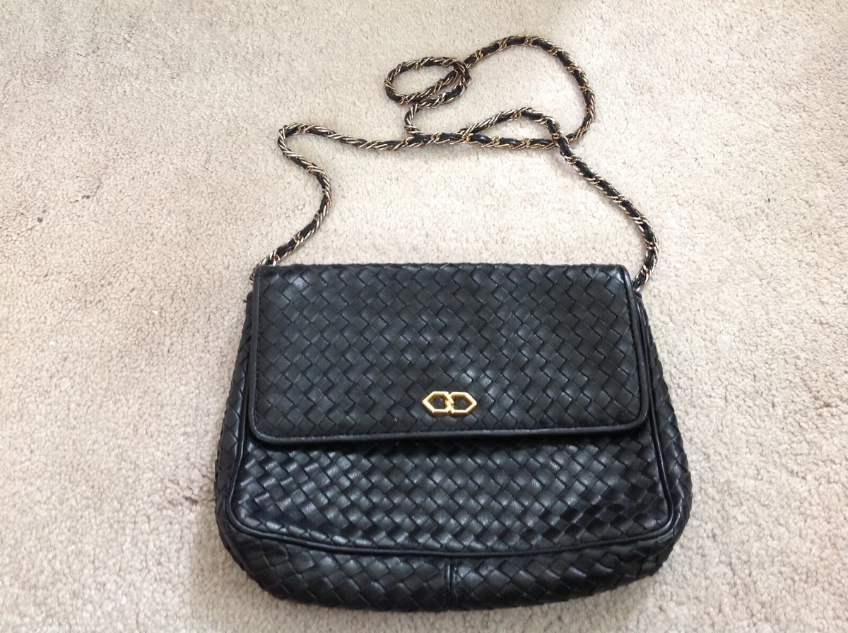 Big Chain Strap Fashion Shoulder Bag Black