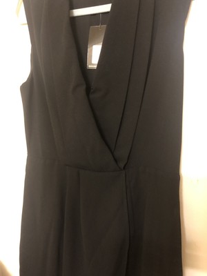 oasis black tuxedo dress