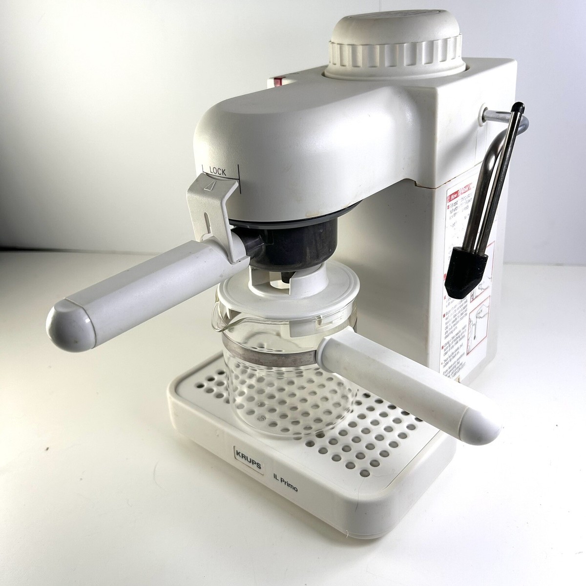 KRUPS IL Primo Type 972/B Household Espresso Coffee Maker Carafe White