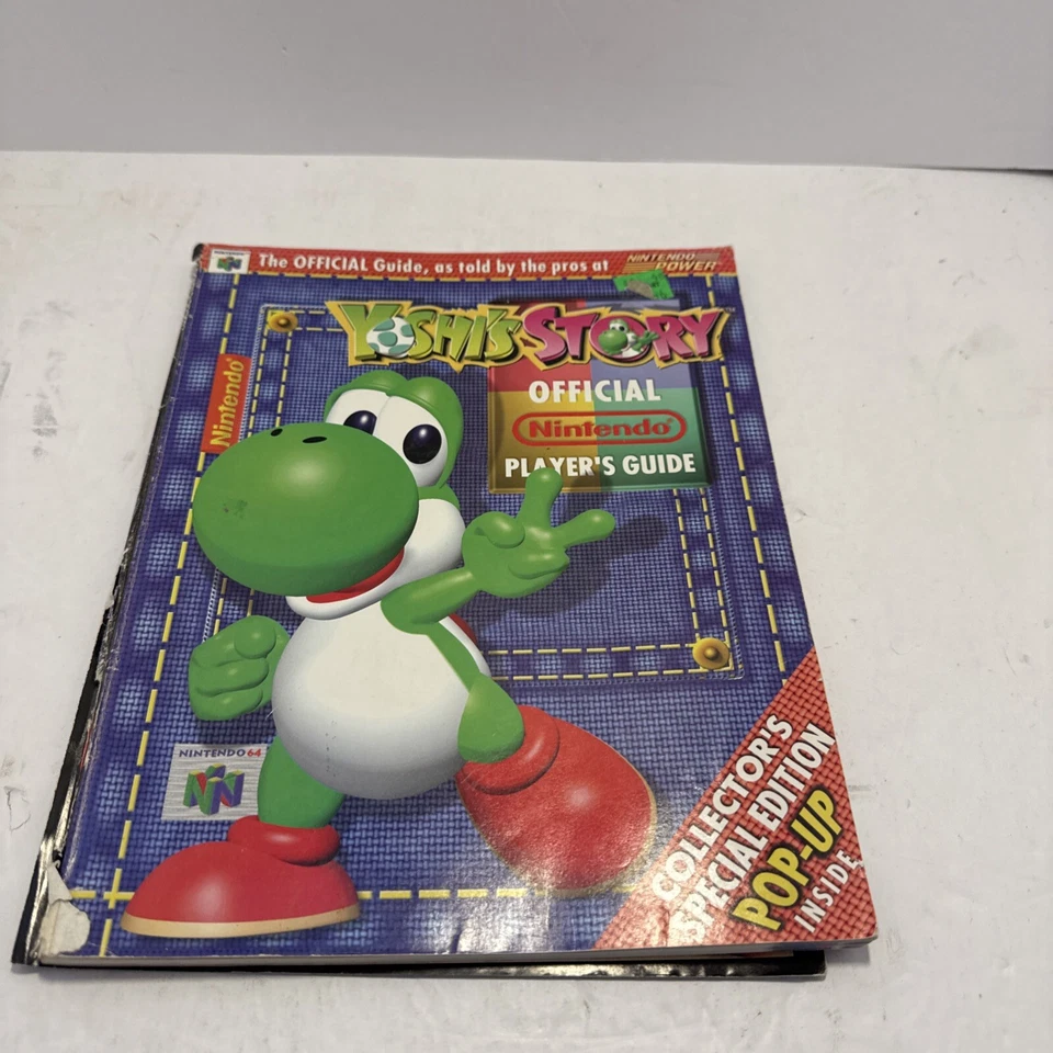 Nintendo Power N64 Yoshi's Story Official Strategy Guide w/ Pop-Up Poster 1998 - Image 2 of 4