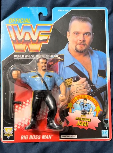 WWF Hasbro The Big Bossman Series 3 MOC Boss Man W...
