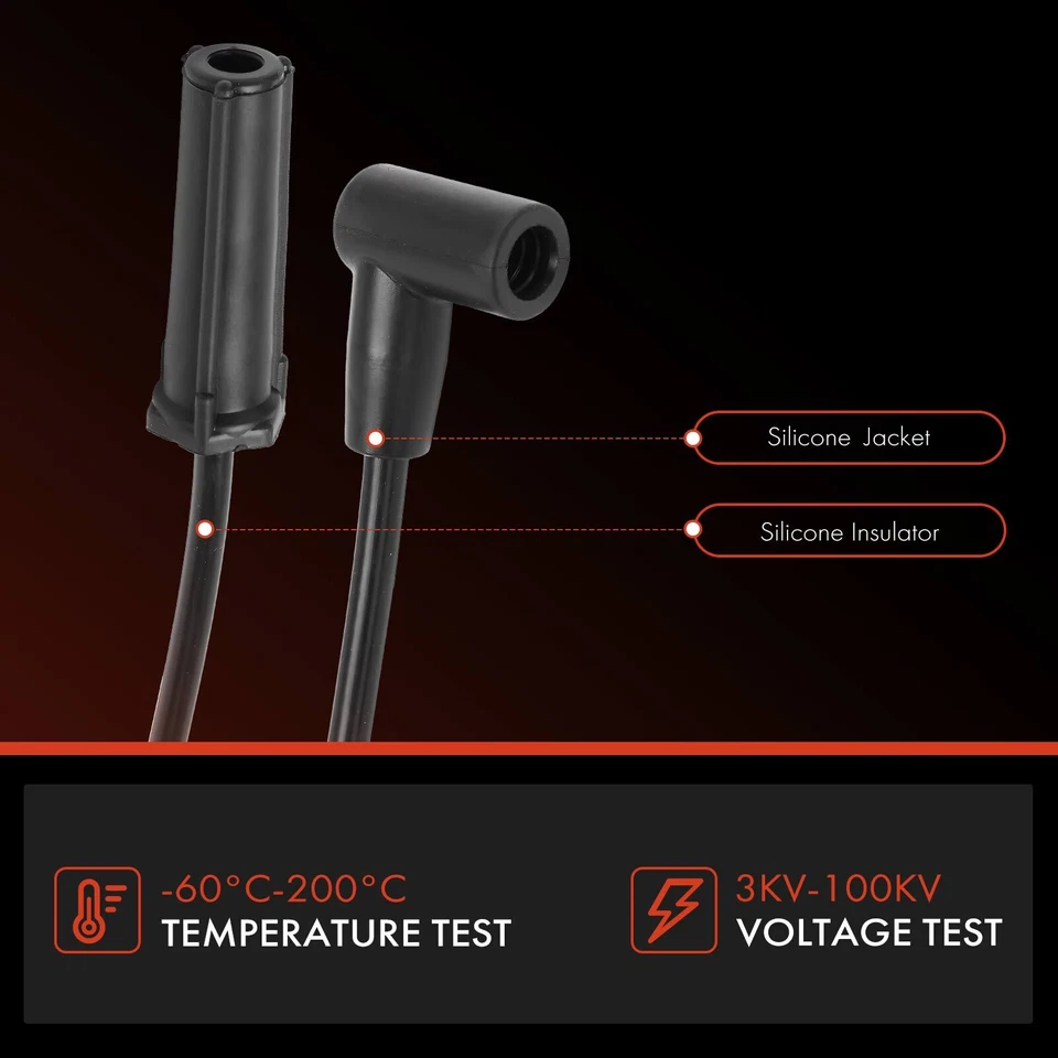 Juego de 6 cables de bujías para Buick Riviera Park Avenue Pontiac Bonneville Olds Foto 4 de 4