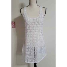 Miken Swim White Cover Up Sz Medium