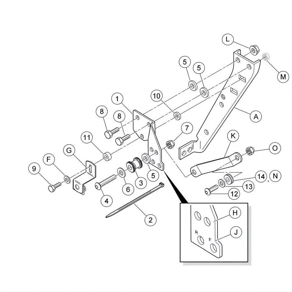 Herrajes de acoplamiento Touring para Harley Road King Street Electra Glide 1997-2008 Foto 4 de 4