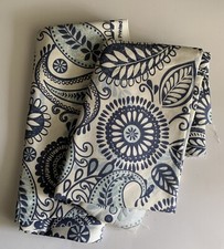 Brother Sister Design Studio Canvas Fabric Floral Paisley 2 Pieces 30x44 34x86