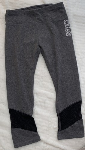 Justice Active Gray With Black Mesh 