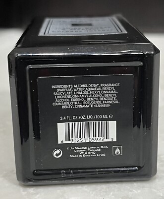 JO MALONE Jasmine Sambac & Marigold Cologne Intense Unisex 3.4oz