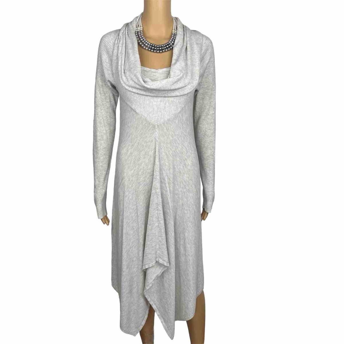 navy blue dress for baby girl Black Winter Sweater Dress, Wool Turtleneck Dress, Asymmetrical Dress, Oversize Sweater Dress, Wool Clothing, Loose Avant Garde Dress main image 0