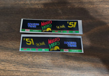 AFX Days Of Thunder Mello Yello Truck Trailer Reproduction Stickers DIE CUT