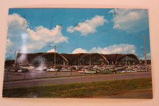Lambert Municipal Airport Terminal  St. Louis Missouri Postcard  1962