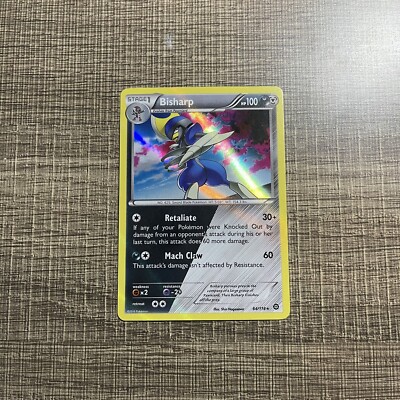 Pokemon Card XY Bisharp 64/114 Steam Siege Holo Rare | eBay