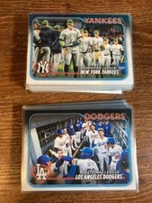 2024 Topps Baseball Team Cards - Pick Your Card - Free Shipping!
