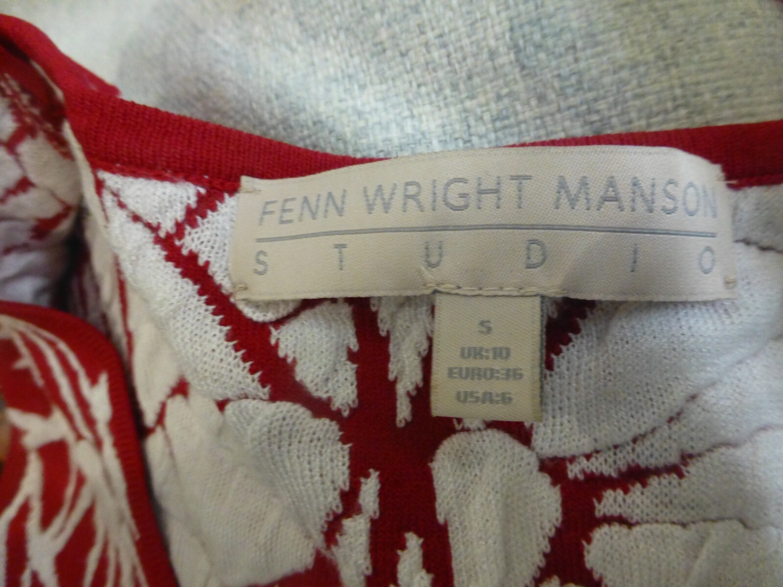 Fenn Wright Manson studio size S Red knitted dress - image 9