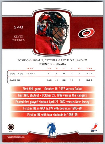 2002-03 Be A Player First Edition - Base Cards (201-300) - U-Pick From List - Picture 83 of 153