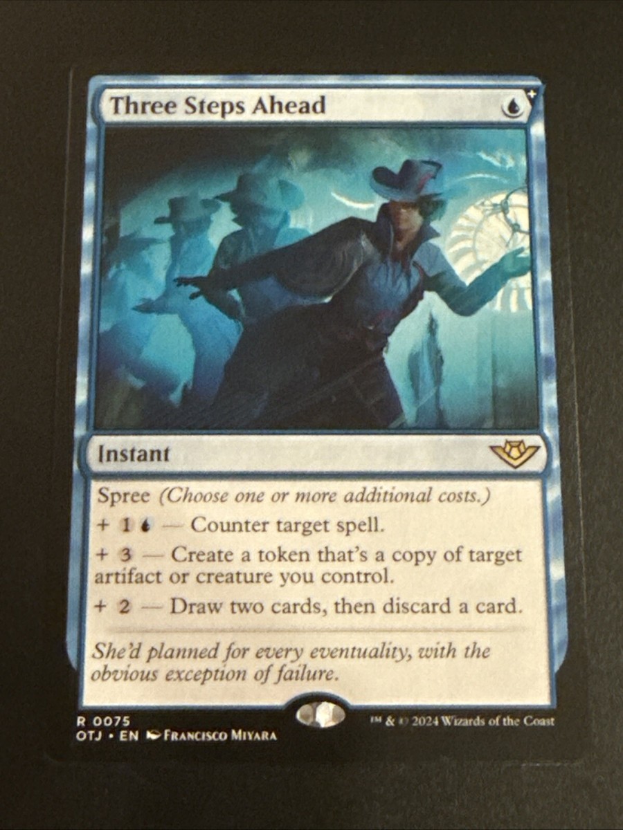 Three Steps Ahead #0075 MTG Outlaws Of Thunder Junction OTJ