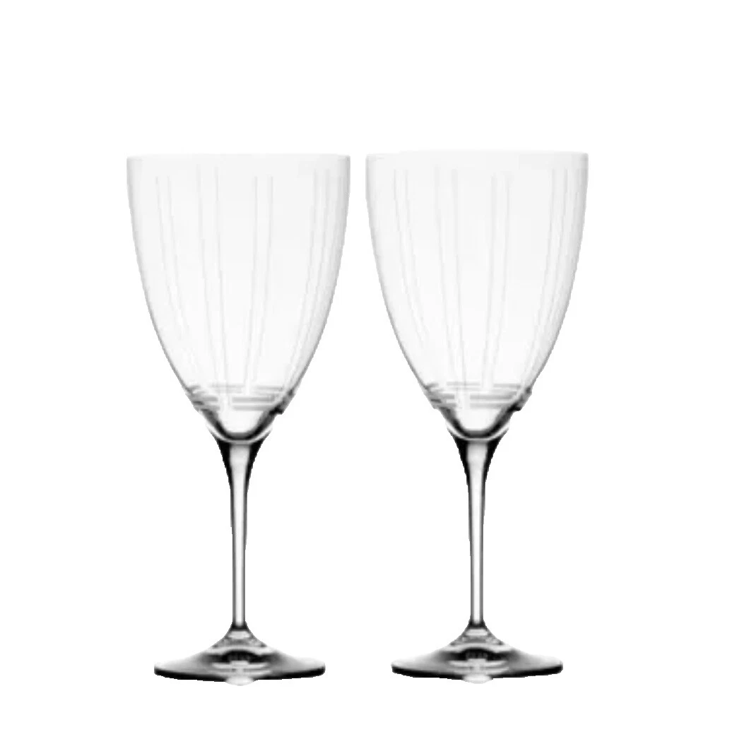 Copas de vino de cristal Mikasa