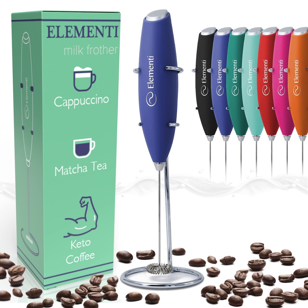 Portable Electric Milk Frother, Matcha Whisk, Milk Frother for Coffee Frother...