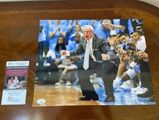 Coach Roy Williams UNC Tar Heels Signed 11x14 Photo- JSA AUTHENTICATED- AUTO HOF
