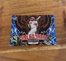 Jordan Walker 2023 Panini Donruss Unleashed Blue Foil /249 Rookie NRMT+ Cardinal
