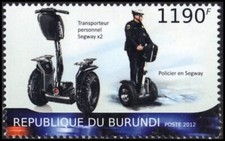 BURUNDI 1265b - Electric Vehicles "Segway Transporter" (pb87345)