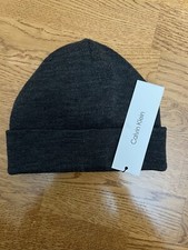 Calvin Klein Women's Gray Beanie One Size NWT