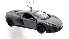 Christmas Ornament for McLaren 675LT Gray Large