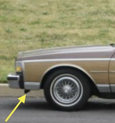 Deflector de aire inferior delantero Chevrolet Caprice Impala 1977-1990 nuevo Foto 2 de 4