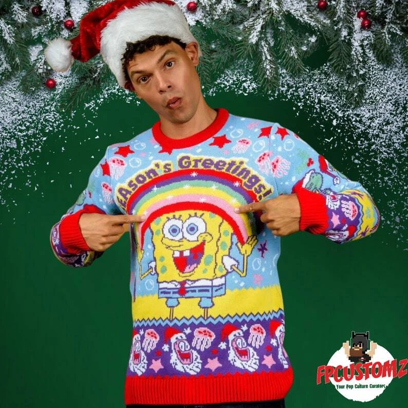 Spongebob Squarepants Christmas Jumper Christmas Ugly Sweater