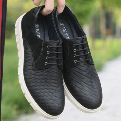 Herren Freizeitschuhe Bequem Kunstleder Gehen Ausgehen Halb Formell Turnschuhe Größe