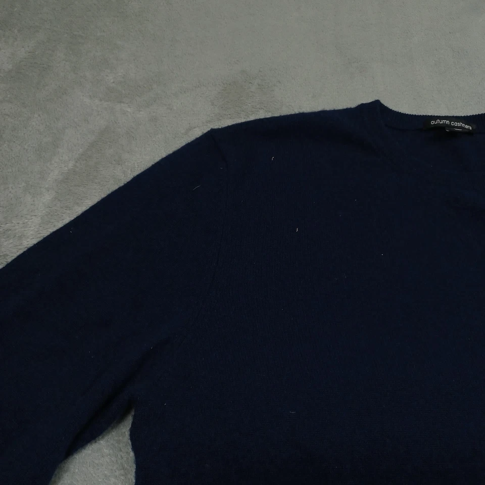Autumn Cashmere Sweater Womens XXL Blue Wool Blend Pullover Preppy - Image 2 of 4