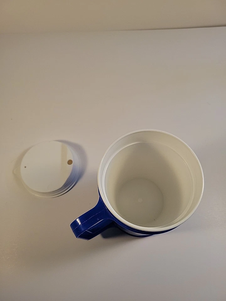 Taza de viaje Aladdinware CDC azul sin BPA frío/caliente con tapa Foto 4 de 4